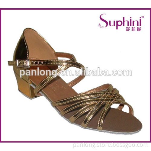 Suede Leather Sole Children Girls Dance Shoe